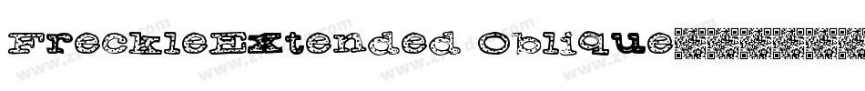 FreckleExtended Oblique字体转换